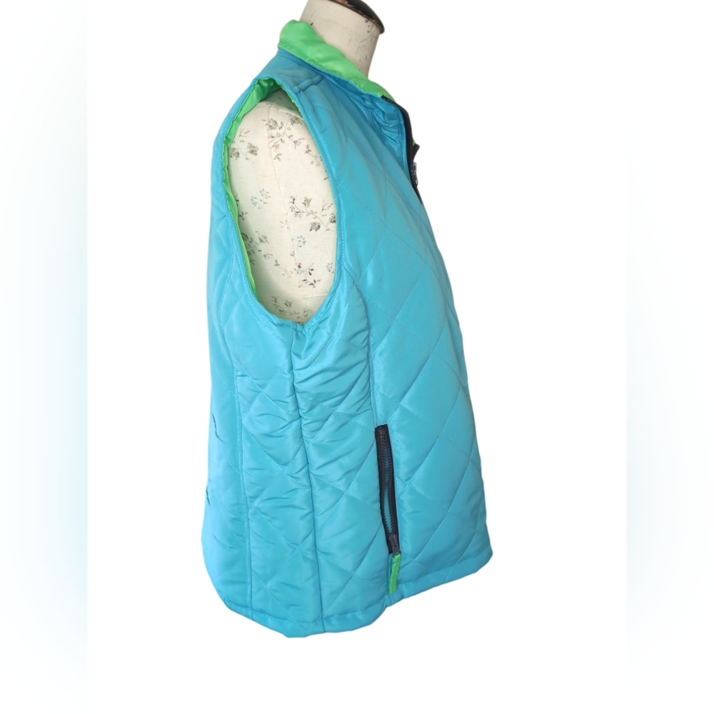 Black Horse Creations Quilted Xl Vest With Horse View 4
